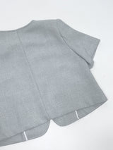 Bebe Tweed Short Sleeve Jacket