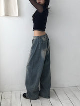 Wide volume jeans
