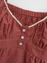  Bread Check Nashi Blouse  231346433