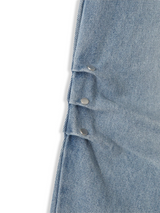 サイド リベット ワイド デニム パンツ(3color)