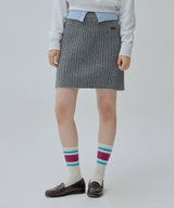 Women’s Knit Skirt Charcoal