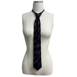 High Teen color combination striped auto tie (2 colors)