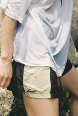 Two Tone Blend Shorts (Brown)