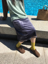 クチレースベルベットスカート
