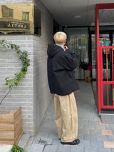 コットンワイドバンディングバルーンパンツ　３色