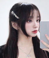 シルバーローズヘアピン