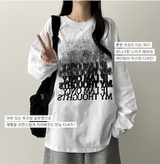 NT Gradient Noise Printed Long Sleeve Tee