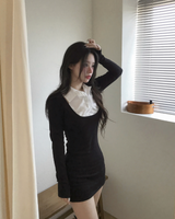 promise halter collar shirt layered ops