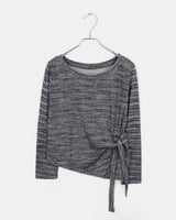 ノリンツイストラウンドダイアゴナル長袖Tシャツ