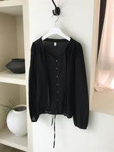 Peach blouse