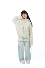 layered frill cargopants