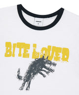 BITE LOVER CROP RINGER TEE