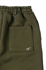 Solid sweat pants_khaki brown