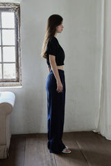 Mose punching blouse_black