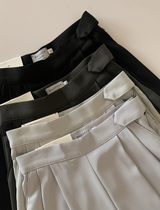 [SHOPPERMADE] サイドバックルツーピンタックスラックス (4color)