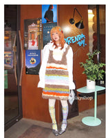 Escape Park Loveplayshop - Unique Illustrations of Colorful Fruits, Short Legs, and Double-Thighed Stockings