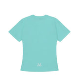 AVIX VIVID SILVER PRINT SLIM FIT HALF T