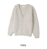 Return Angora Knit Cardigan