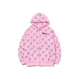 BN Heart Pattern Hood zip-up [2Color]
