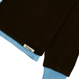 Lumen Layered Cardigan - Choco Blue Size 1