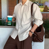 Cool Summer Premium Linen Overfit Shirt