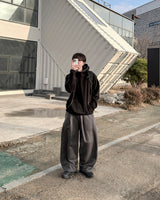 Nover Back Patch Fleece Sweat Pants