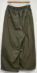 HIGH QUALITY 💛 KOREAN / STRING 🩶 FRONT CARGO PARACHUTE RIVET COTTON LONG PANTS 💛🩶🖤💚 - 4 COLORS