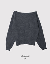 #コジーワンショルダールーズウールニット (4color)
