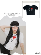 アイラブヴィンテージ半袖ニット Tシャツ