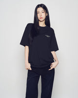25FW グリッターポイントベーシックロゴ半袖Tシャツ