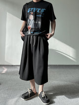 SIO two tuck bermuda sweat pants