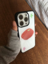 Tomato Glass Bumper Case ( White )