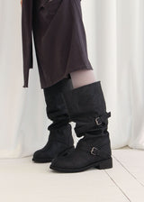 LOOSE BELT MIDDLE BOOTS