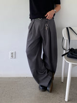 Fresh Pintuck Balloon Wide Slacks 5C