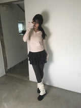 dot knit stockings