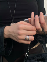 TWINE PEARL RING
