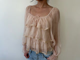 fairy ruffle blouse