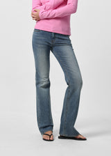 [B-DENIM] LOW POCKET BOOTS-CUT 058