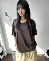 Maki Bibi Soft-Touch Basic Loose T-Shirt 10color