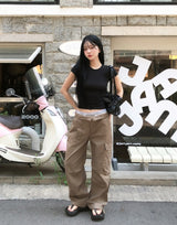 Cont Parachute Adjust Cargo Pants
