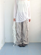 ライト テクスチャー シャーリング Tシャツ