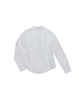 Silky Jacquard Shirt (White)