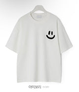  Daily Bookle Smile Overfit Short Sleeve