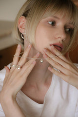 silver925 heart saver necklace GD