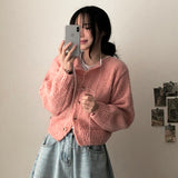 Polonnit Crop Round Cardigan