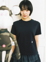 ツイスタースターエンジェルTシャツ - ネイビー