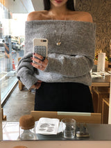 [MADE] [MADE] エンデリンウールオフショルダーニット