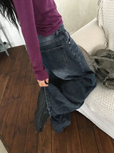 Sophis Obee Folding Wide Denim Pants