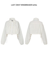 LUCY 2WAY WINDBREAKER white