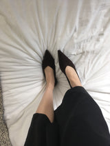 Brown Suede Stilettos